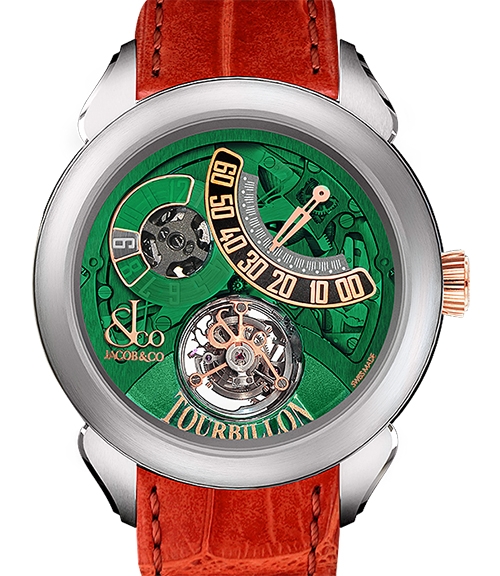 Jacob & Co Replica PT510.24.NS.PG.A Palatial Flying Tourbillon Jumping Hours watch